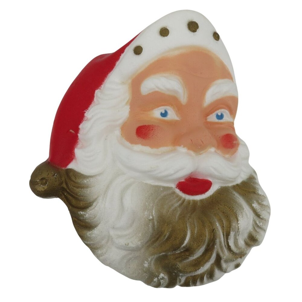 Poloron Products Foam Santa Claus Papa Noel Face Christmas Cutout Xmas Holiday